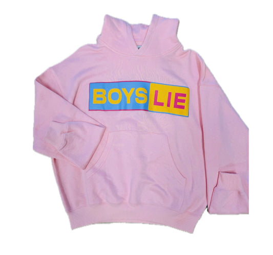 Boys Lie Light Pink Hoodie