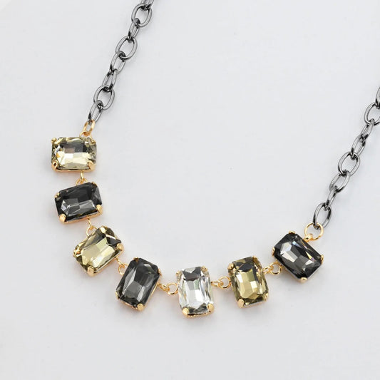 Black Gem Stone Necklace